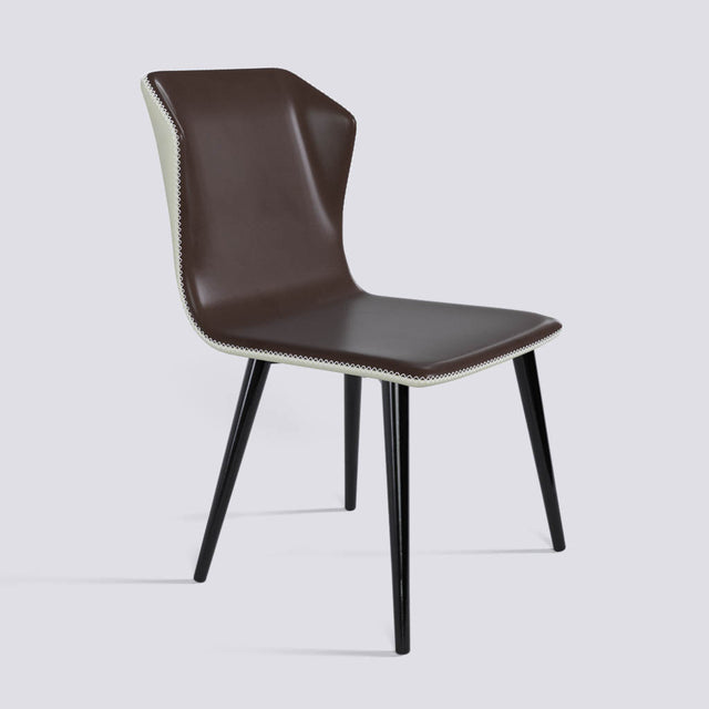 Minimalist Dining Chair in Powder Coated Metal Base | 506