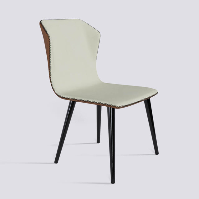 Minimalist Dining Chair in Powder Coated Metal Base | 506