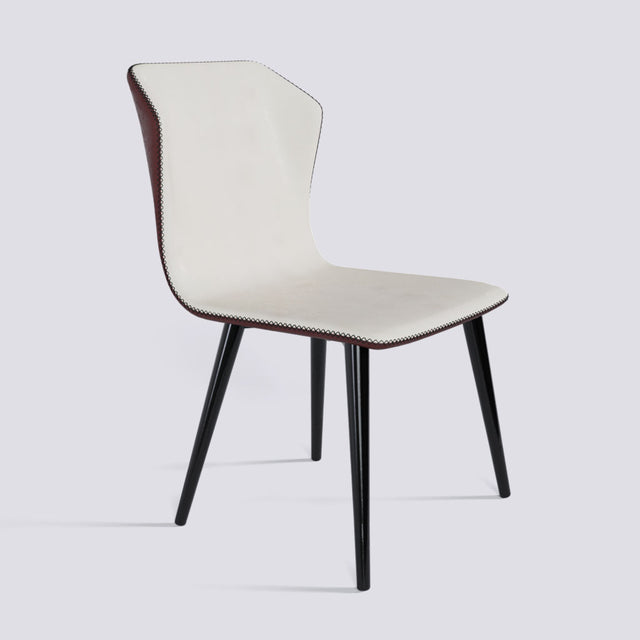 Minimalist Dining Chair in Powder Coated Metal Base | 506