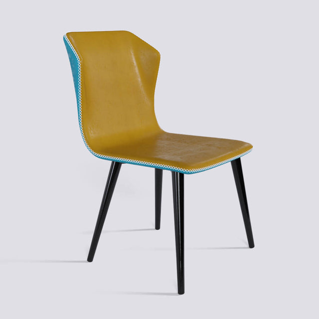 Minimalist Dining Chair in Powder Coated Metal Base | 506