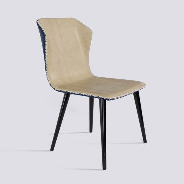 Minimalist Dining Chair in Powder Coated Metal Base | 506