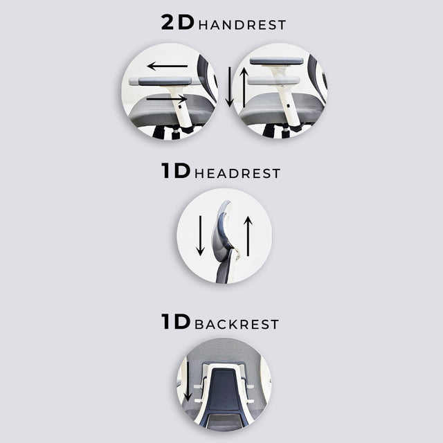 High Back Executive Net Revolving Chair 1501