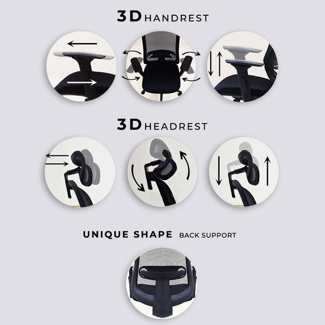 High Back Executive Net Revolving Chair 1506