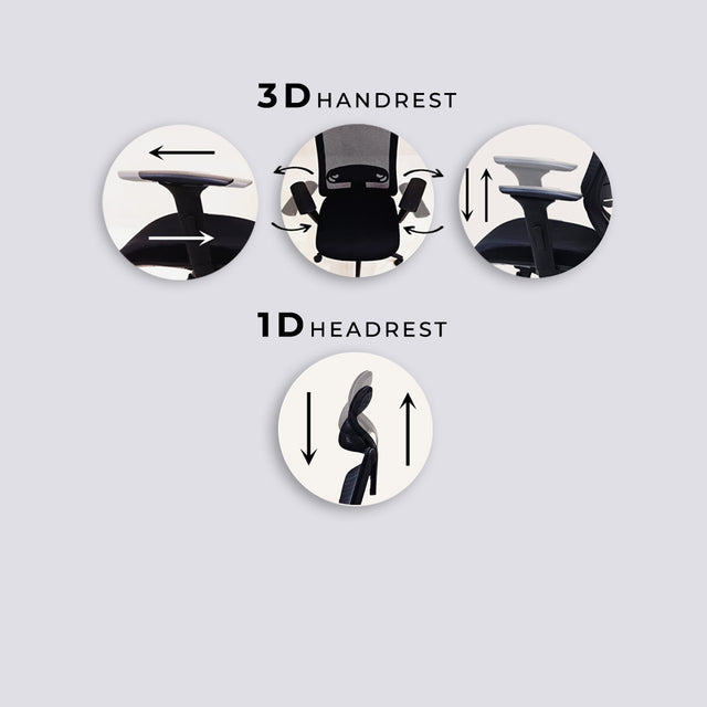 High Back Executive Net Revolving Chair 1510