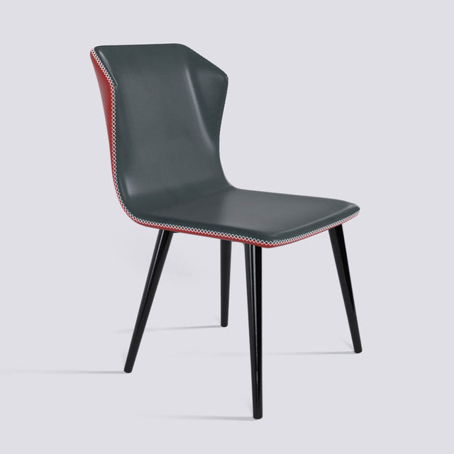 Minimalist Dining Chair in Powder Coated Metal Base | 506