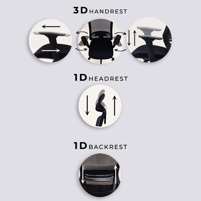 High Back Executive Net Revolving Chair 1397