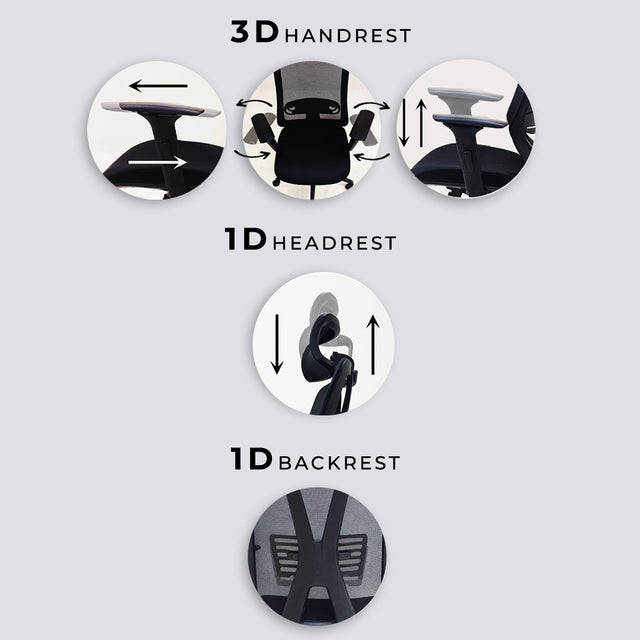 High Back Executive Net Revolving Chair 1399