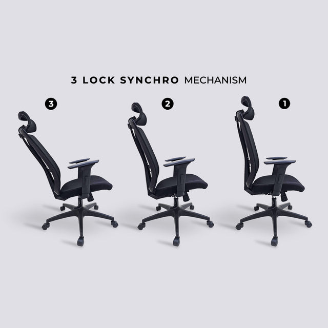 High Back Executive Net Revolving Chair 1399