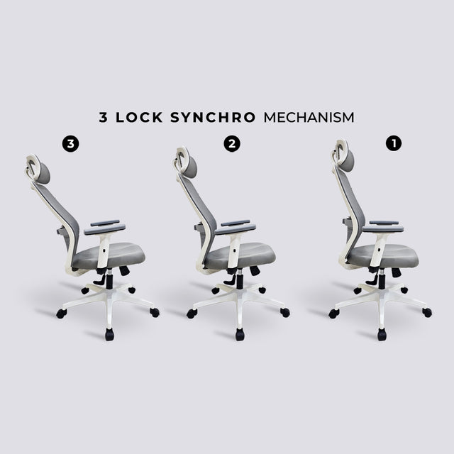 High Back Executive Net Revolving Chair 1511