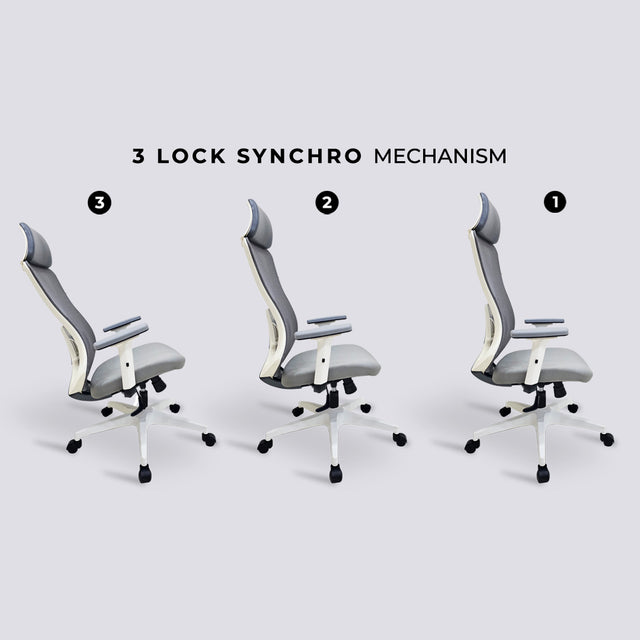 High Back Executive Net Revolving Chair 1501