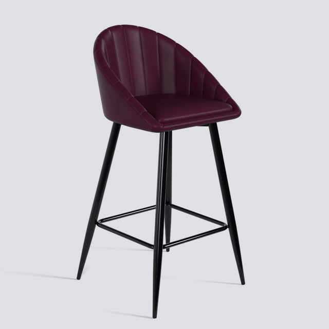 Bar Stool 605 In Powder Coated Metal Base