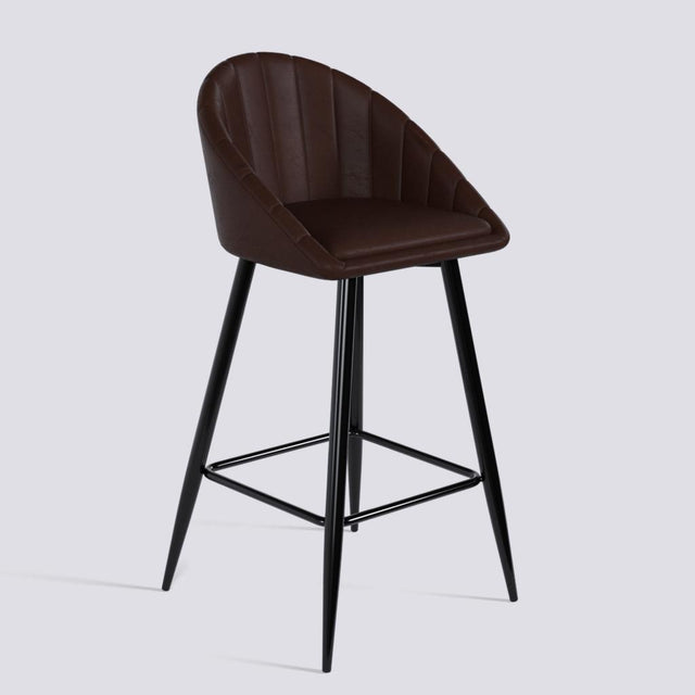 Bar Stool 605 In Powder Coated Metal Base