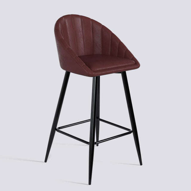 Bar Stool 605 In Powder Coated Metal Base