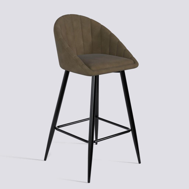 Bar Stool 605 In Powder Coated Metal Base