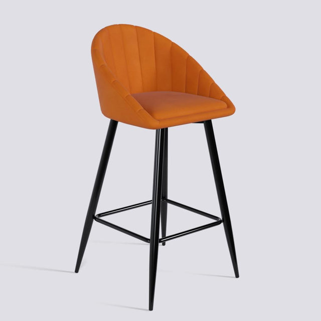 Bar Stool 605 In Powder Coated Metal Base