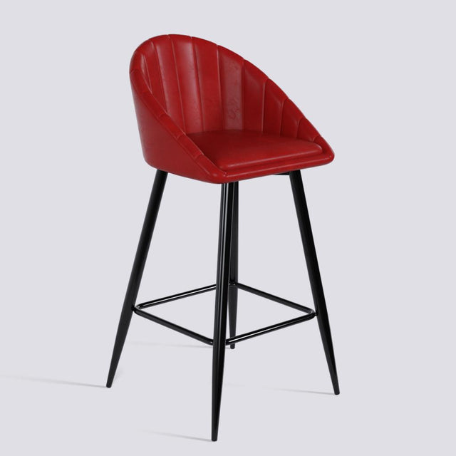 Bar Stool 605 In Powder Coated Metal Base