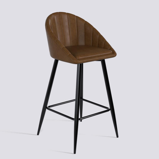 Bar Stool 605 In Powder Coated Metal Base