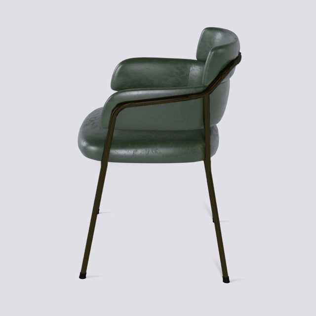 Plushy Lounge Chair In Powder Coated Metal Frame | 479