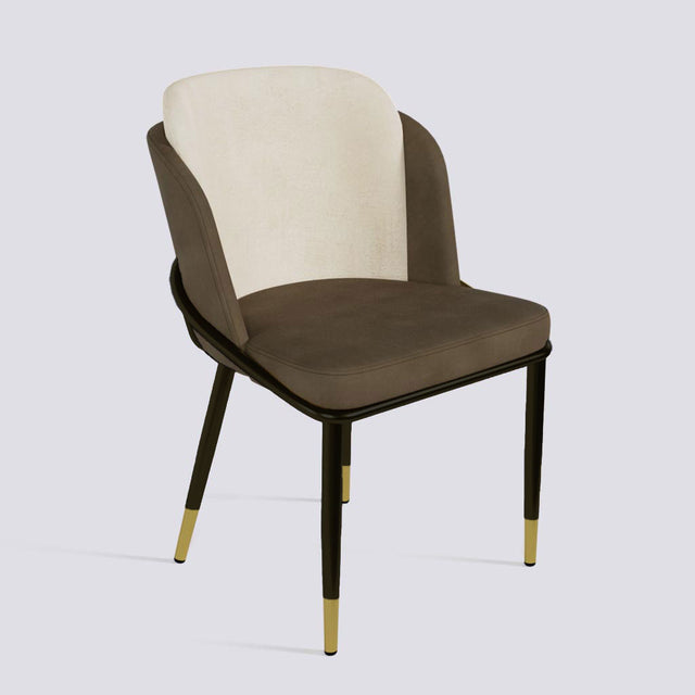 Rogue Dining Chair In Powder Coated + Gold Cap | 496