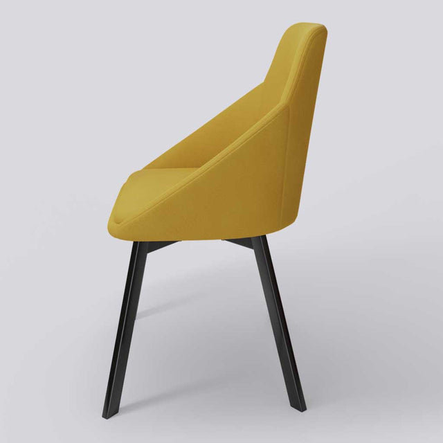 Spin Lounge/Study Chair With 360° rotating In Powder Coated Metal Base | 1925