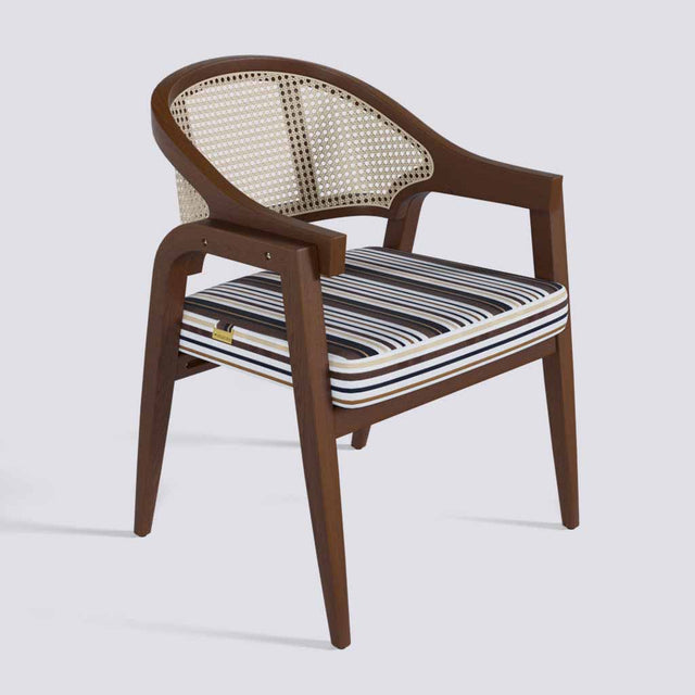 Zingy Lounge Chair in Wooden Base With Cane (Printed) | 1939