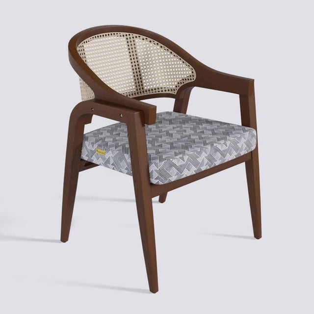 Zingy Lounge Chair in Wooden Base With Cane (Printed) | 1939