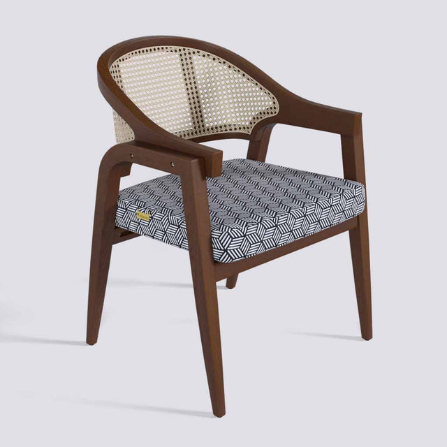 Zingy Lounge Chair in Wooden Base With Cane (Printed) | 1939