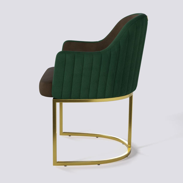 Victoro Dining Chair In Gold Electroplated Metal Base | 500