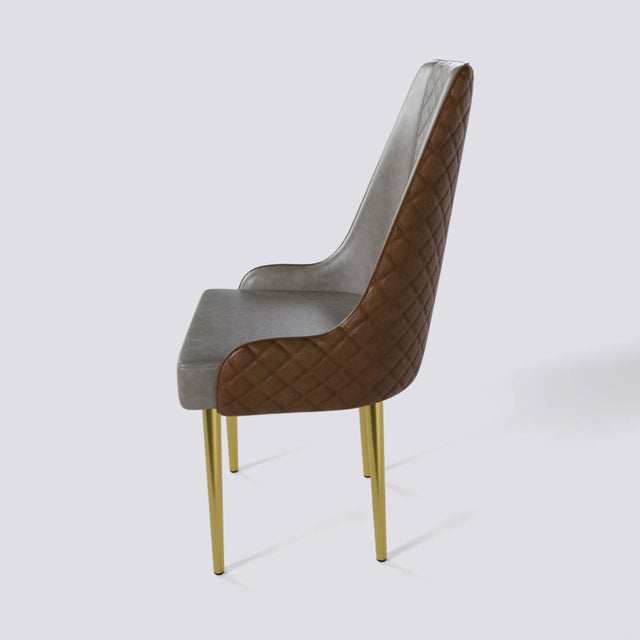 Imperial Dining Chair In Gold Electroplated Metal Base | 501