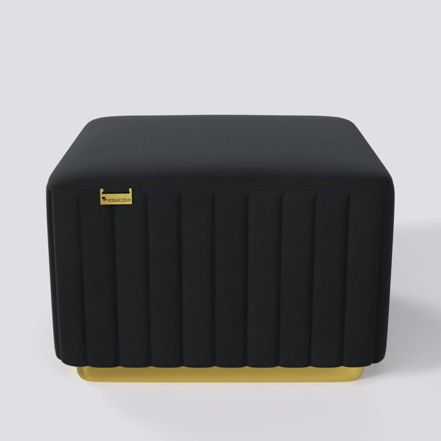 Gold Pouffe