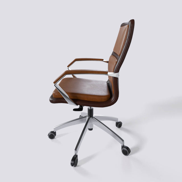 Sleek Duo Executive Office Revolving Chair Mid Back | 1513