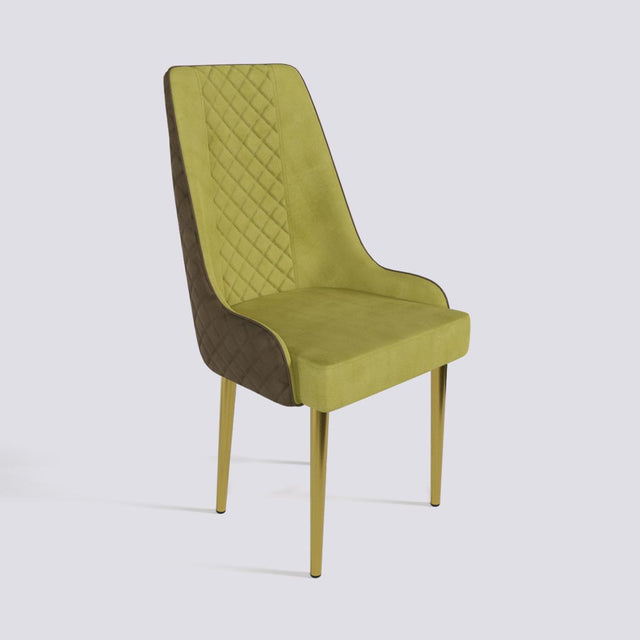 Imperial Dining Chair In Gold Electroplated Metal Base | 501