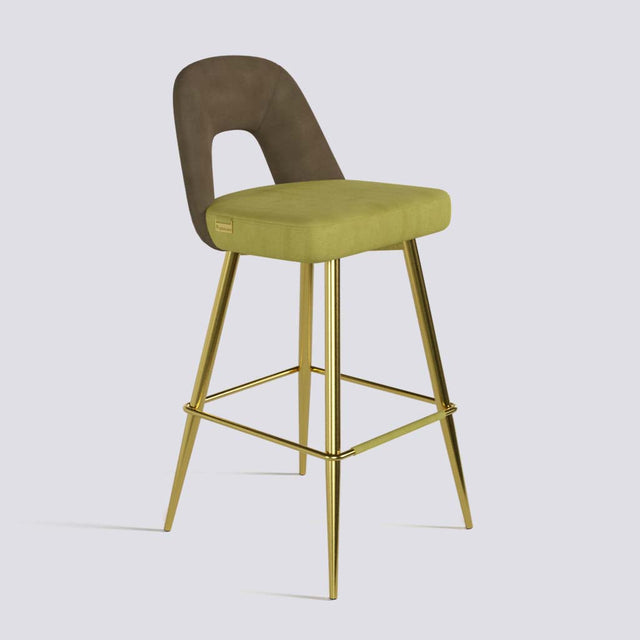 Bridge Bar Stool In Gold Electroplated Base | 604