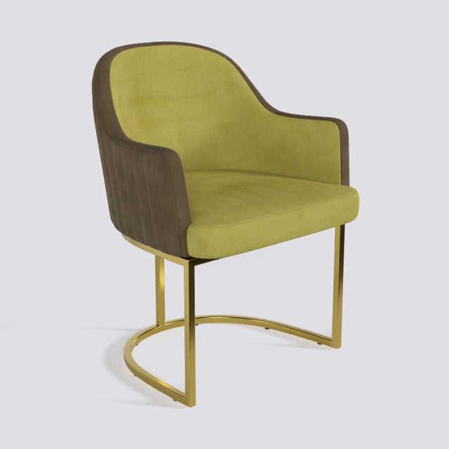 Victoro Dining Chair In Gold Electroplated Metal Base | 500