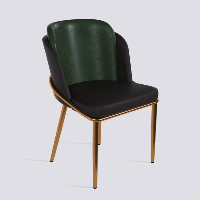 Rogue Dining Chair In Rose Gold Electroplated Metal Base | 496