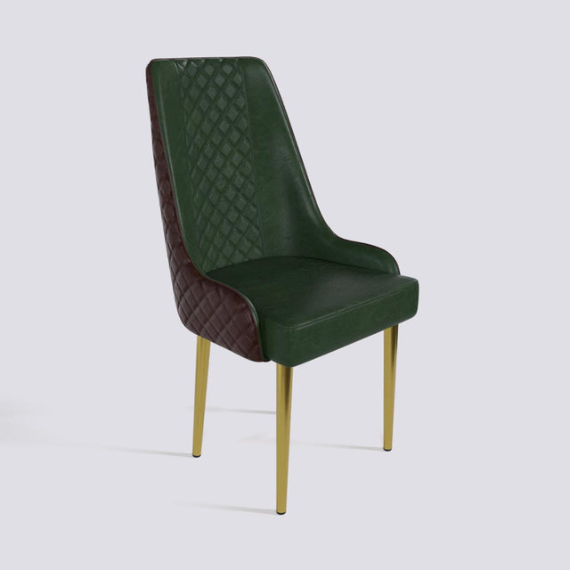 Imperial Dining Chair In Gold Electroplated Metal Base | 501