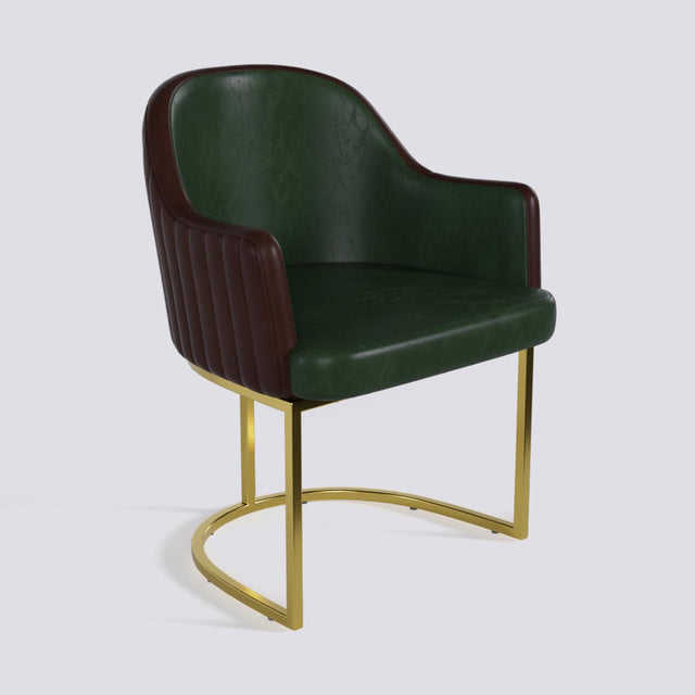 Victoro Dining Chair In Gold Electroplated Metal Base | 500
