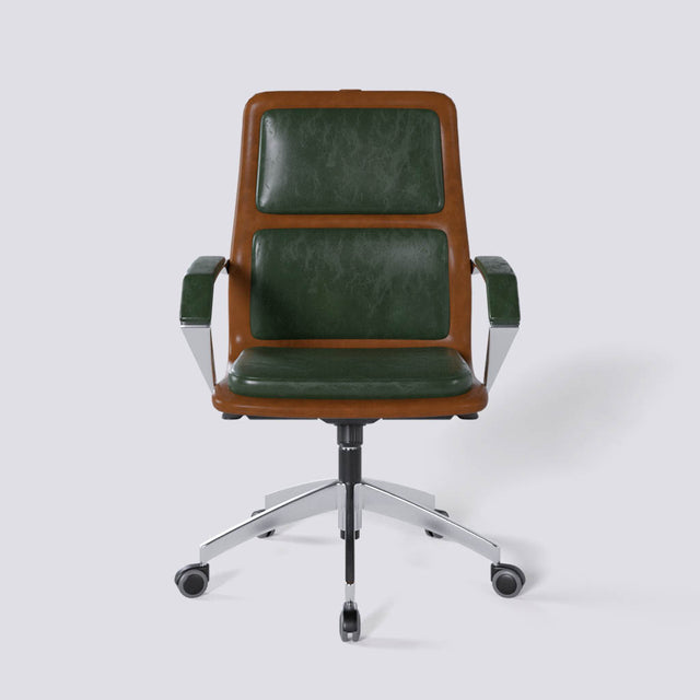 Sleek Duo Executive Office Revolving Chair Mid Back | 1513