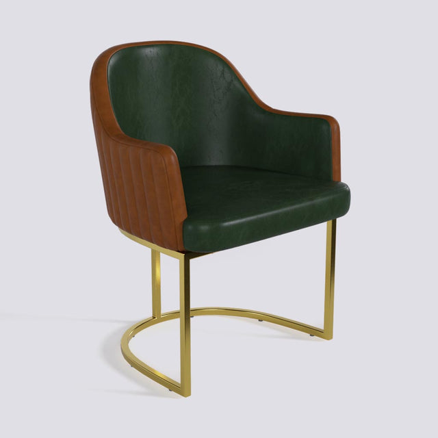 Victoro Dining Chair In Gold Electroplated Metal Base | 500
