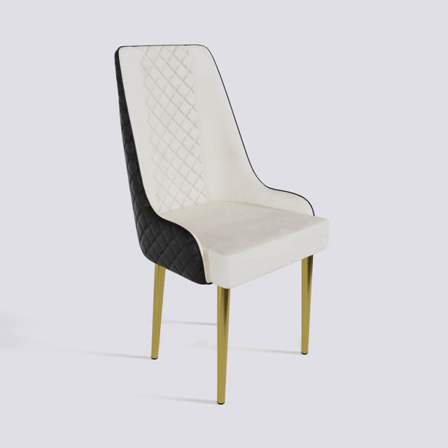 Imperial Dining Chair In Gold Electroplated Metal Base | 501