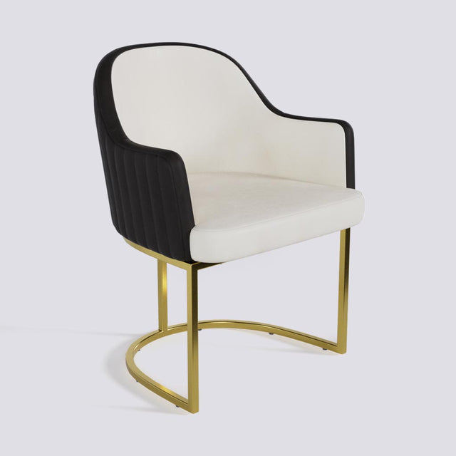 Victoro Dining Chair In Gold Electroplated Metal Base | 500