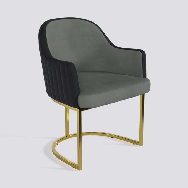 Victoro Dining Chair In Gold Electroplated Metal Base | 500
