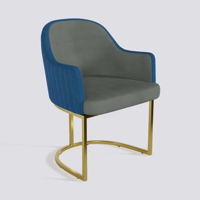 Victoro Dining Chair In Gold Electroplated Metal Base | 500