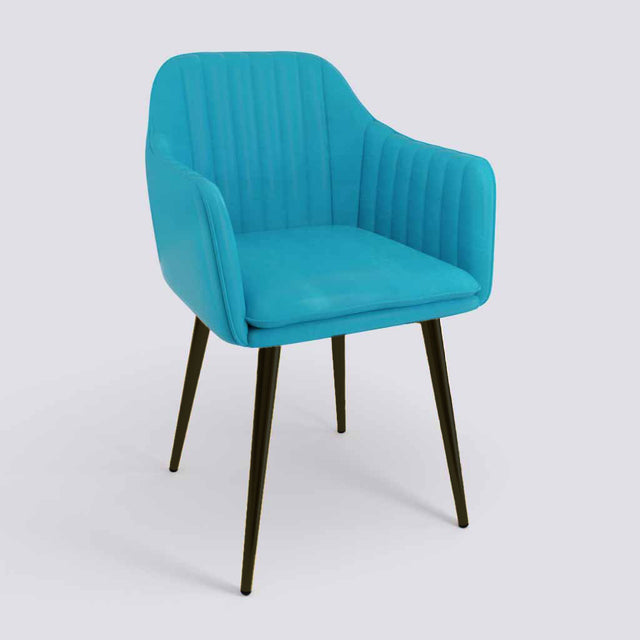 Streak Lounge Chair In Powder Coated Metal Base | 1919
