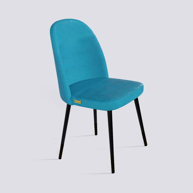 Fuze Dining Chair In Powder Coated Metal Base | 495