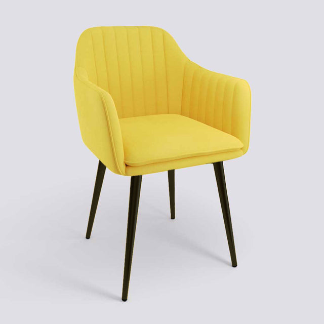 Streak Lounge Chair In Powder Coated Metal Base | 1919