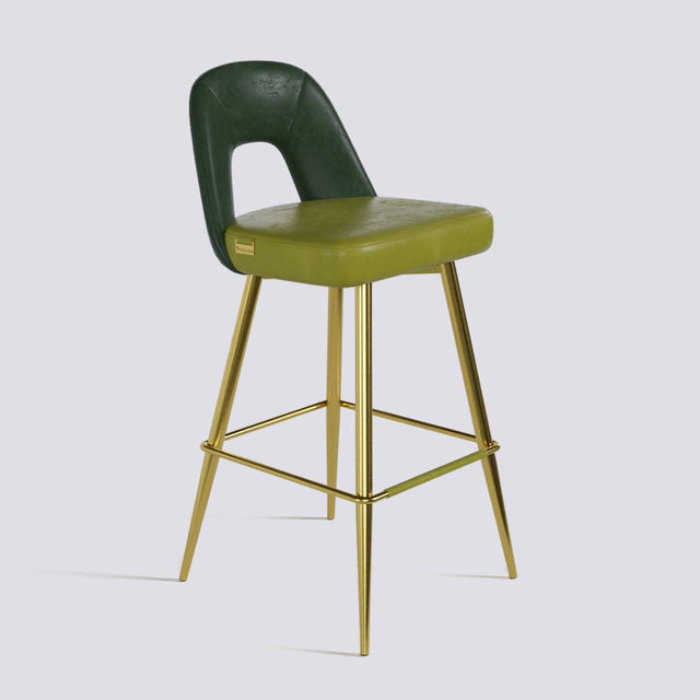 Bridge Bar Stool In Gold Electroplated Base | 604