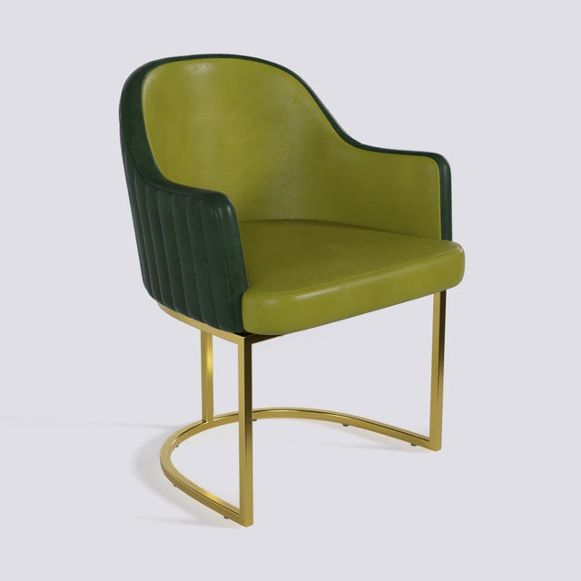 Victoro Dining Chair In Gold Electroplated Metal Base | 500