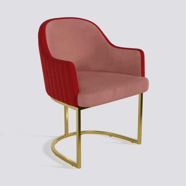 Victoro Dining Chair In Gold Electroplated Metal Base | 500
