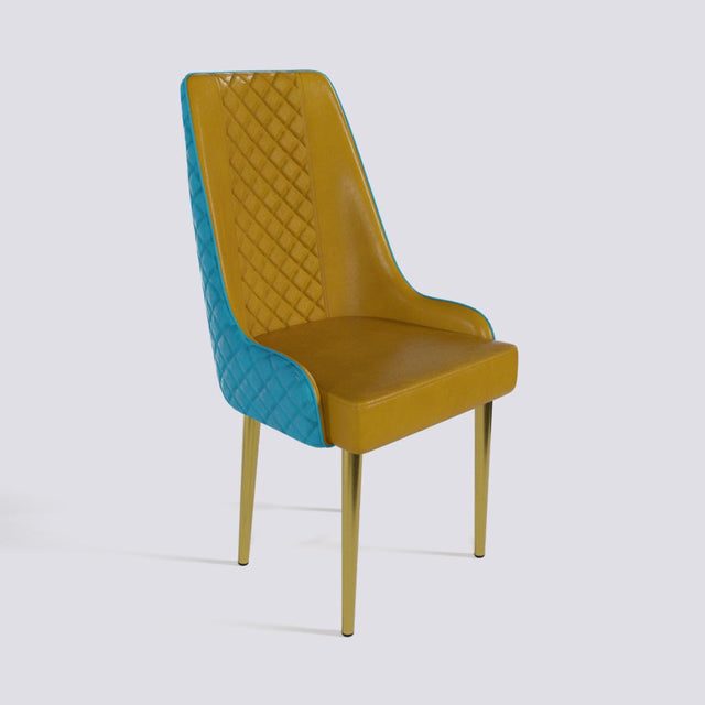 Imperial Dining Chair In Gold Electroplated Metal Base | 501